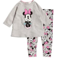 Miniatyrbild 1 av 5: Mickey Minnie Barn Flickor Pojkar Pyjamas Toppar Byxor Nattkläder Grey 100