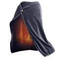 Miniatyrbild 1 av 5: Uppladdningsbar Elektrisk Värmefilt Shawl Vintervärmare USB Gray