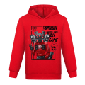 Miniatyrbild 1 av 3: Pojkar Flickor Casual Hoodie Skibidi toalett Långärmade Toppar Gåva red 130cm