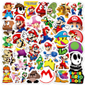 Miniatyrbilde 1 av 3: 50 stk. Super Mario-klistremerker for barn, bærbare datamaskiner, støtfangere, vannflasker 50PCS