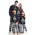 Miniatyrbild 1 av 8: Julpyjamas för familjen Jul-PJs Matchande set Vuxna Barn Festkläder Sovkläder Set Men-Navy L
