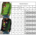 Miniatyrbillede 3 af 3: Grinch Jul Dame Mode Afslappet Sweatshirt Toppe green M