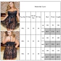 Miniatyrbild 4 av 4: Underkläder för Kvinnor Babydoll Nattkläder Boudoir Outfits 1 PC 4XL