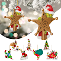 Miniatyrbild 2 av 5: Julgranshängande Ornamentfigurer Hängande Dekoration Tillbehör Jul E
