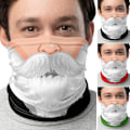 Miniatyrbild 2 av 4: Jultomte Halvmask Rörhalsduk Bandana Red