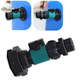 Miniatyrbillede 4 af 4: 3/4'' S60x6 IBC Vandtank 1000L Ton Spand Omskifter Tilslutning Havekobling B