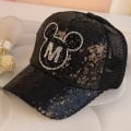 Miniatyrbild 1 av 4: Pojkar Flickor Keps Mickey Minnie Mouse Justerbar Solhatt Black