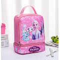 Miniatyrbilde 1 av 2: Matpose Gjenbrukbar Bento Pose Barnas Bento Boks Sterk Pose pink snow