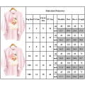 Miniatyrbillede 2 af 2: Dame Julemand Print Juletids Langærmet pink 2XL