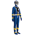 Miniatyrbillede 3 af 4: Børne Ridder Drage Team Jumpsuit Børn Halloween Karneval Gaver blue 140cm