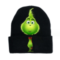 Miniatyrbild 1 av 2: Julhatt Cartoon Stickad Hatt Semesterhatt Vinterhuvudbonad B