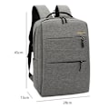 Miniatyrbild 5 av 5: 3 st/set Unisex Ryggsäck för män Skolryggsäck Reseryggsäck Axelväska Laptopväska Handväska för utomhusbruk Red