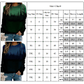 Miniatyrbillede 3 af 5: Plus Size Dame Trykt Løs Hættetrøje Sweatshirt Langærmet Grey L