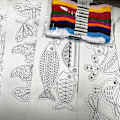 Miniatyrbillede 2 af 4: Vandopløselige Broderioverførsler, Klæb og Sy Broderipapir Vask Væk Fish 29.7x21cm