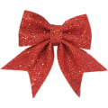 Miniatyrbild 2 av 5: Stora Rosetter Julgransrosetter Ornament Gåva Jul Heminredning red 2 pcs