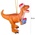 Miniatyrbilde 2 av 5: Jule Dinosaur Hengende Ornament Anheng Juletre Fest A