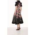 Miniatyrbillede 3 af 5: LUMINOSITY LIFTOFF FLOWER MIDI Dame Kjole Black L