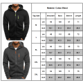 Miniatyrbild 2 av 6: Man Hoody Fleece Varm Huvtröja Jacka Kappa Sweatshirt Tröja Grey 2XL