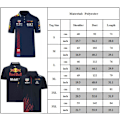 Miniatyrbild 3 av 3: Red Bull Racing Kortärmad F1 Herr Elastan Pikétröja #4 2XL