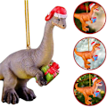 Miniatyrbilde 2 av 2: Jule Dinosaur Hengende Ornament Anheng Juletre Fest C