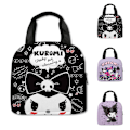 Miniatyrbild 3 av 5: Kuromi Barn Flickor Pojkar Bärbar Lunchväska Skola Kontor Mellanmål Mat Picknicklåda Förvaringspaket #3