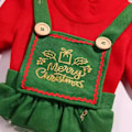 Miniatyrbild 4 av 8: Jultomten Kostym för Vuxna 2024, Pojke Flicka Grön Elf Cosplay Klänning Hatt Strumpor Set Kvinna Nyår Jul Festkläder Girls 2XL