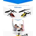 Miniatyrbillede 3 af 3: Fjernstyret helikopterfly indendørs legetøj blue
