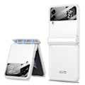 Miniatyrbild 1 av 5: Magnetiskt vikbart skyddsfodral för Samsung Galaxy Z Flip 4 White