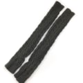 Miniatyrbild 3 av 3: Män Kvinnor Stickade Armvärmare Fingerlösa Handskar Handledsärmar Deep grey