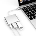 Miniatyrbild 5 av 5: Type-C USB till USB-C HDMI 4K USB3.0 HUB-kabel Digital AV-adapter Black Line