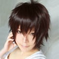 Miniatyrbild 9 av 9: Mode Anime Unisex Kort Rak Perukfest red
