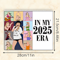 Miniatyrbilde 3 av 5: Taylor Swift-kalender 2025, TS-tekstkalender 2025, Taylor Swift-tekster veggkalender, håndtegnet kalender