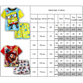 Miniatyrbild 3 av 3: Tecknade Pojkar Pyjamas Barn Pojkar Flickor 2st Set Kortärmad Tryck Toppar+ Shorts Tryckta Kläder Pyjamas & Vardagskläder Barnpresent #4 90cm
