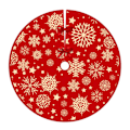 Miniatyrbild 2 av 2: 90cm Julgransskjort Maple Tryckt Basfilt Julgolvmatta Ornament Heminredning E