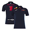 Miniatyrbild 1 av 3: Red Bull Racing Kortärmad F1 Herr Elastan Pikétröja #5 3XL