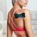 Miniatyrbild 4 av 5: Bärbar Mini Nackmassager Cervical Stimulator Smärtlindring Present Digital display rechargeable
