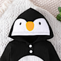 Miniatyrbild 4 av 5: Pingvin Pojkar och Flickor Bodysuit Nyfödd Hooded Jumpsuit Julklapp 6-9M