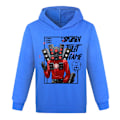 Miniatyrbild 1 av 3: Pojkar Flickor Casual Hoodie Skibidi toalett Långärmade Toppar Gåva dark blue 140cm