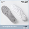 Miniatyrbild 4 av 8: 1Par 4D Cloud Technology Innersula Ultra Comfort Insoles Feet Insoles Black 41-42