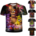 Miniatyrbild 3 av 5: Five Nights at Freddy's FNAF Kids T-Shirt Summer Casual Kortärmade Tee Tops C 140cm