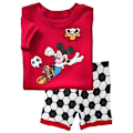 Miniatyrbild 1 av 3: Mickey Pojkar Pyjamas Barn Pojkar Flickor 2st Set Kortärmad Tryck Toppar+ Shorts Tryckta Kläder Pyjamas & Vardagskläder Barnpresent #3 100cm
