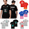 Miniatyrbillede 2 af 3: 2025 Off Road Racing F1 Herre Team T-Shirt Unisex Kortærmet Tee Top Gave #1 L