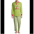 Miniatyrbild 2 av 3: Jul Familj Matchande Pyjamas Set Grinchen Nattkläder Dad 2XL