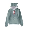Miniatyrbillede 2 af 5: SPY x FAMILY Anime Hættetrøje Pullover Sweatshirt Dame Søde Katteøre Toppe Pullovers A 2XL