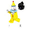 Pikkukuva 4 / 5: 8 KPL The Amazing Digital Circus Tiilimallihahmo Sarjakuva Digitaalinen Sirkus Rakennuspalikat Lelu Lahjaksi 8PCS