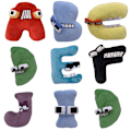 Miniatyrbild 5 av 5: Alphabet Lore Plyschleksak Fylld Plushie Söt Docka Julgåva Barn C
