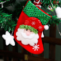 Miniatyrbillede 2 af 5: Julesokker Dekoreret Søde Tegneseriesokker Gaveposer Vedhæng Santa Claus
