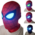 Miniatyrbillede 4 af 4: Spider-man Hovedbeklædning Miles Parallel Univers Voksen Cosplay Maske Øje Lysende Maske C