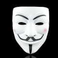 Miniatyrbild 1 av 5: V för Vendetta Halloween-masker för festkläder White Thicken