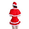 Miniatyrbilde 3 av 4: Fru Santa Claus Jul Dame Kostyme Julebord Kostymer Shawl style M